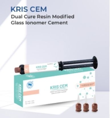 Picture of  KRIS CEM  Dual Cure Resin Modified  Glass Ionomer Cement