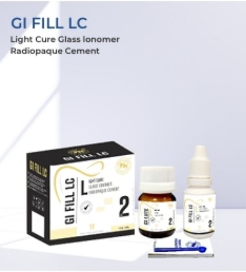 Picture of GI FILL LC  Light Cure Glass lonomer  Radiopaque Cement