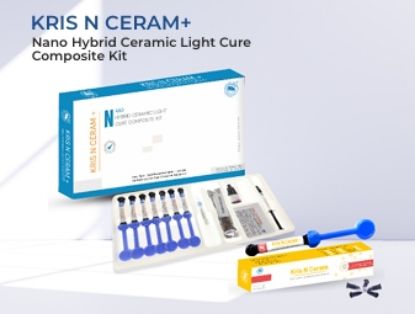 Picture of  KRIS N CERAM+  Nano Hybrid Ceramic Light Cure  Composite Kit