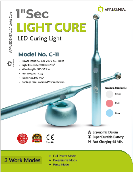 Picture of Appledental 1" Sec Light Cure LED Curing Light