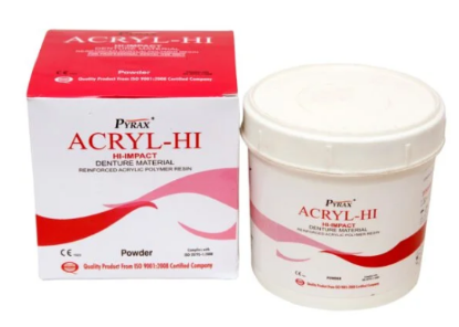 Picture of ACRYL-HI (Hi-Impect Denture Base Material) Powder - 200 gms