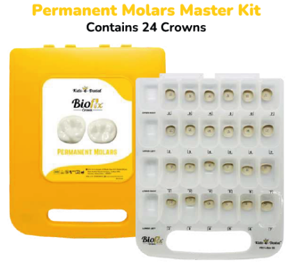 Picture of Permanenant Molars Master Kit - Contains 24 Crowns