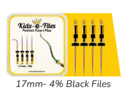 Picture of Kids-e-Files 17mm- 4% Black Files